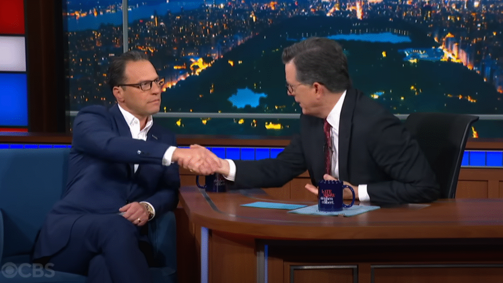 Josh Shapiro on Stephen Colbert