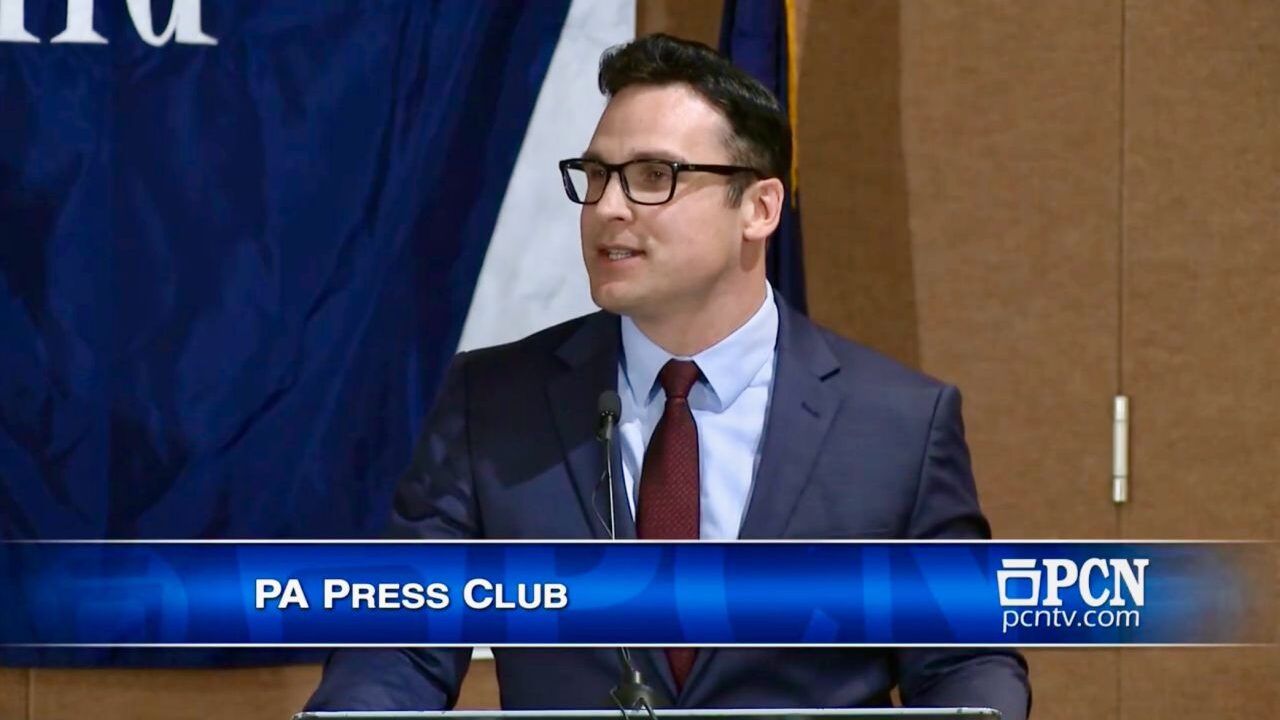 Andrew Lewis Addresses PA Press CLub