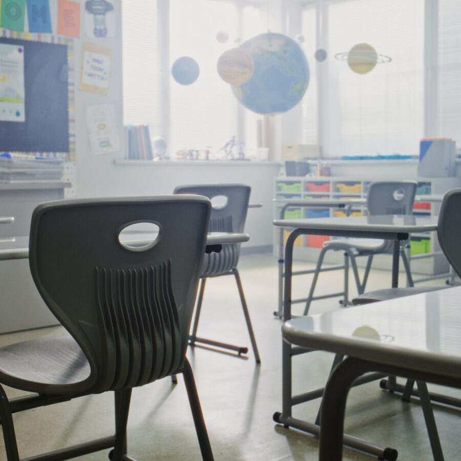 empty classroom
